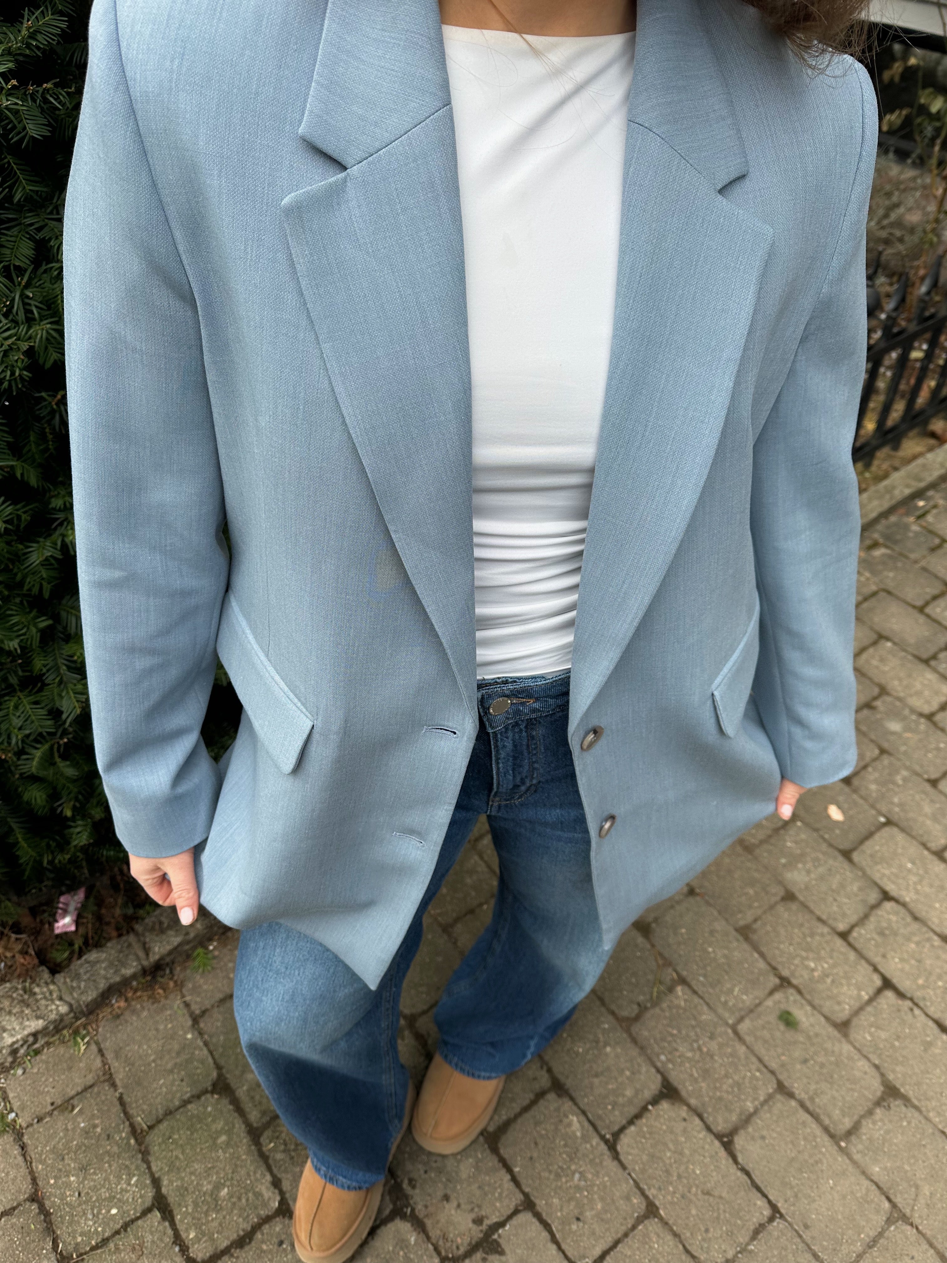SLWRITA Blazer - Dusty Blue